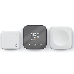 JG Speedfit Wireless Thermostat Battery Powered Black